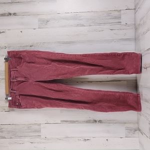 Gap Always Skinny raisin (rose) corduroy pants Size 31